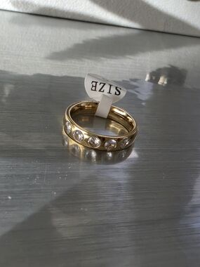 Gold Crystal-Accent Women's Ring - Unbranded